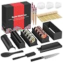 Sushi Making Kit with 11 Various Shapes,Deluxe Edition Complete Sushi Set