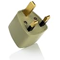 Hi-Plasst (Pack of 1) India to UK Plug Adapter Type-G Converter - Universal Travel Adapter for UK, UAE, Singapore, Hong Kong, Ireland, Kenya, Dubai