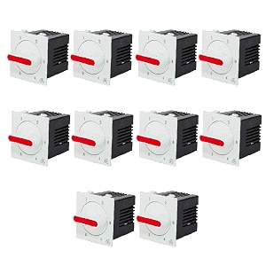 hi-plasst socket redex pack of 10 2m socket type electronic fan regulator 5-step modular step type regulators for fan for home amp offices lb  5  47cm capacitor based