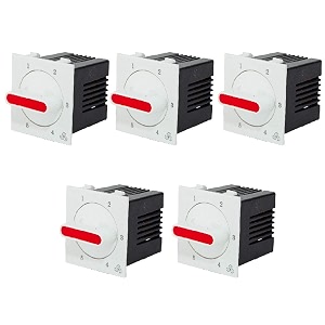 hi-plasst socket redex pack of 5 2m socket type electronic fan regulator 5-step modular step type regulators for fan for home amp offices lb  5  47cm capacitor based