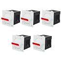 Hi-Plasst Socket Redex (Pack of 5) 2M Socket Type Electronic Fan Regulator, 5-Step, Modular Step Type Regulators for Fan For Home & Offices (L*B = 5 * 4.7cm) Capacitor Based