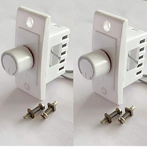 hi-plasst pack of 4 non-modular 1m switch dimmer type electronic fan regulator  old dimmer type ceiling regulators for fan for home amp offices lb  5  24cm