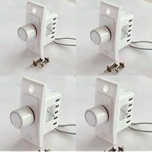 hi-plasst pack of 4 non-modular 1m switch dimmer type electronic fan regulator  old dimmer type ceiling regulators for fan for home amp offices lb  5  24cm