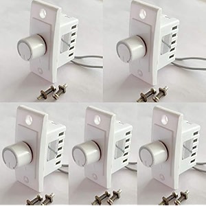 hi-plasst pack of 5 non-modular 1m switch dimmer type electronic fan regulator  old dimmer type ceiling regulators for fan for home amp offices lb  5  24cm