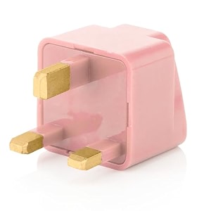 hi-plasst 1pc pack india to uk plug adapter  type-g plug adapter - uk converter for indian plug for dubai singapore hong kong malaysia - compact uk travel adapter