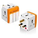 Hi-PLASST UK Plug Multi Plug Adapter - 13A Universal 3 Pin Multiplug Socket with Individual Switch, Type-G Flat Pin Plug Converter for Travel to UK, Hong Kong, London, Singapore, Dubai (Pack of 1)