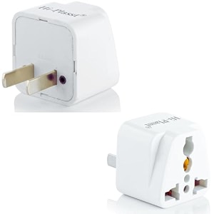 hi-plasst pack of 1 india to usa converter - type a plug adapter for usa canada mexico japan thailand philippines - us travel adapter 2 pin plug adapter