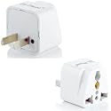Hi-Plasst (Pack of 1) India to USA Converter - Type A Plug Adapter for USA, Canada, Mexico, Japan, Thailand, Philippines - US Travel Adapter, 2 Pin Plug Adapter
