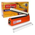 Hi-Power Sealing Machine for Food Packets, 8 Inch- 200 MM | 1 Year Warranty | Packet Sealer Machine, Packing Machine Sealing, Poly Sealing Machine, Full Customer Support from Hi-Power