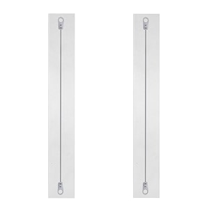 hi-power sealing machine replacement elements set of 2 flat elements with teflon cloth - 10 inch