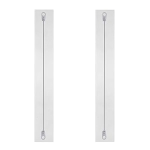sealing machine replacement elements set of 2 flat elements with teflon cloth - 12 inch