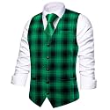 Hi-Tie Men39s Formal Solid Suit Vest Slim