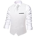 Hi-Tie Men39s Formal Solid Suit Vest Slim