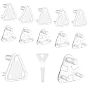 Hian Baby Safety Plug Socket Covers | Pack of 12 with 10 × 5 Amp, 2 × 15 Amp &amp; 1 Removal Pin | ABS Plastic, White | Protects Kids from Electric Shocks &amp; Ensures Safety | Home &amp; Nursery Use
