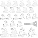 Hian Child Safety Electric Socket Plug Protector | Pack of 24 (20 × 5 Amp, 4 × 15 Amp, 1 Removal Pin) | White Color | ABS Plastic | Prevents Electric Shock | Ideal for Home, Nursery & Playroom