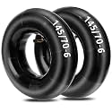 HIAORS 145/70-6 145X70-6 450/530-6 13x5.00-6 Utility Tire Inner Tubes with Bent Angel Valve Stem for Lawn mowers ATV Go Kart Four Wheeler Quad Mini Bike Pack of 2