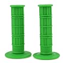 HIAORS 7/8" 22mm and 24mm Universal Motorcycle Grips Hand Grips Compatible with CRF50 CRF125 XR50 XR100 KX65 KX85 KX125 50cc 110cc 70cc Pit Dirt Bike Motocross Parts Green