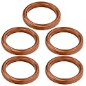 HIAORS Pit Dirt Bike Exhaust Crush Gasket 50cc 110cc 125cc 140cc 150cc 160cc 32x24.5mm Parts 5pcs