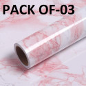 hias 60 cm x 200 cm Waterproof Decorative Foils Wallpaper (Multicolor, Pack of 3)