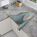 hias 60 cm x 200 cm Waterproof Decorative Foils Wallpaper (Multicolor, Pack of 4)