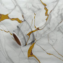hias 60 cm x 200 cm Waterproof Decorative Foils Wallpaper (Multicolor, Pack of 5)