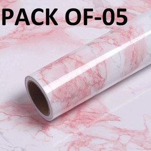hias 60 cm x 200 cm waterproof decorative foils wallpaper pink pack of 5