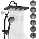 Hibbent cUPC Certified High Pressue 13'' Rainfall Shower Head with 5-Spray