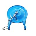 Hibbent Large 3-Inch Toilet Flapper Replacement Compatible with Gerber 99-788, Water Conserving Toilet Flappers for 3 Inch Flush Valves, Stainless Steel Chain, High Performance, Easy to Install, Blue