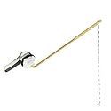 Hibbent Metal Front Mount Toilet Handle Replacement Kit, Brushed Nickel