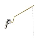 Hibbent Metal Side Mount Toilet Handle Replacement Kit, Brushed Nickel