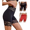 Hibluco Slip Shorts For Under Dresses Anti Chafing Boyshort Women Underwear