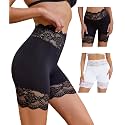 Hibluco Slip Shorts For Under Dresses Anti Chafing Boyshort Women Underwear