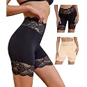 Hibluco Slip Shorts For Under Dresses Anti Chafing Boyshort Women Underwear