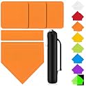 Hiboom 5 Pcs Baseball Bases Home Plate Rubber