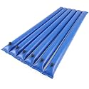 Hiboom 6 Pcs 8 ft Pool Cover Water Bags, Blue Water Tube, Thickened 0.7mm