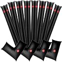 Hiboom 8 Pcs 8 FT Pool Cover Water Bags and 4 Pcs 2 FT Black Corner Tube