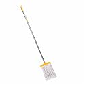 HIC Refillable Cotton 'T' Mop Ideal for All Kind of Floor with Extendable Rod to Adjust to Your Height (YI-206 Pack of 6)