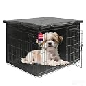 HiCaptain 30-Inch Dog Crate Cover, Waterproof Kennel Cover, Minimalist Gray