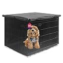 HiCaptain 36-Inch Dog Crate Cover, Waterproof Kennel Cover, Minimalist Gray