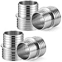 Hicarer 1-1/2" to 1-3/4" 4 Pcs Hose Barb Fittings Hose Barbed Coupler
