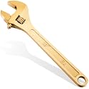 Hicarer 10 Inch Non-Sparking Adjustable Wrench, Aluminum Bronze Tool