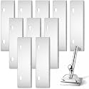 Hicarer 10 Pack 6" Stainless Steel Grill Scraper Blades for BBQ Grill Clean