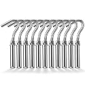 Hicarer 10 Pack Concrete Wall Hooks M6, 304 Stainless Steel Expansion Bolt