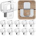 Hicarer 100 Pcs 3/4'' Plywood H Clip for Roofing Panel Plywood, Silver