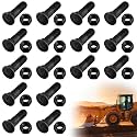 Hicarer 16 Pcs 3/4 Cutting Edge Plow Bolts & Nuts 5/8-11 x 2-1/4 Inch