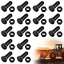 Hicarer 16 Pcs 3/4 Cutting Edge Plow Bolts & Nuts 3/4-10 x 2-1/2 Inch