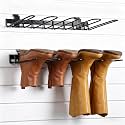 Hicarer 2 Pack Slatwall Boot Rack, Metal Wire Wall Mounted Wader Hangers