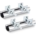 Hicarer 2 Pack 1/2 Inch Pipe Repair Clamp, 6” Long, Double Bolt