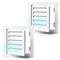 Hicarer 2 Pcs 12 x 12 Inch Louvered Access Panel with Vent for Drywall