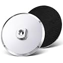 Hicarer 2 Pcs 5 Inch Heavy Duty Aluminum Backer Pad 5/8-11 Thread